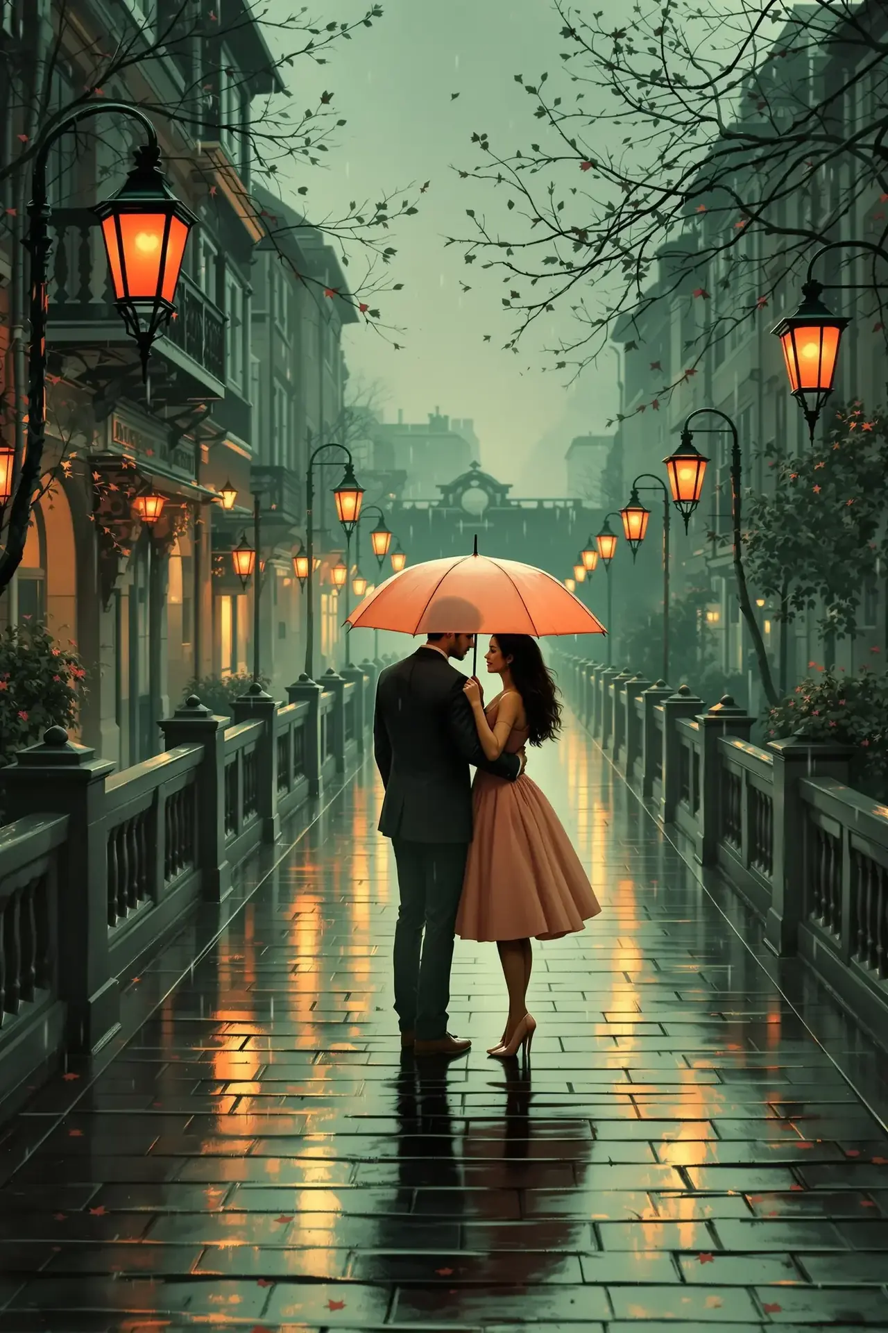 旧城烟雨