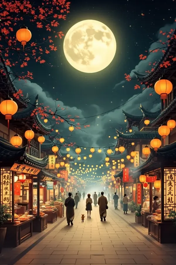 长街灯火